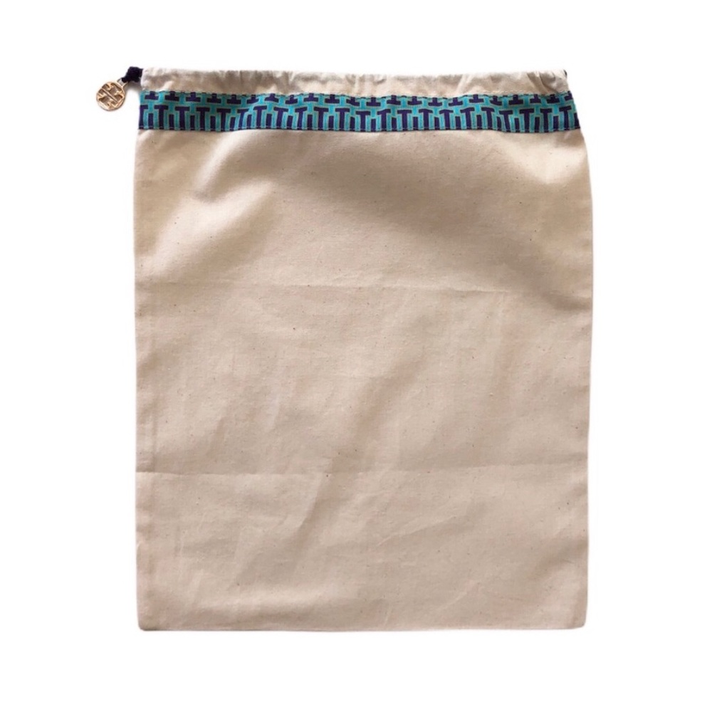 NWOT Tory Burch (new) Canvas Draw string dust bag